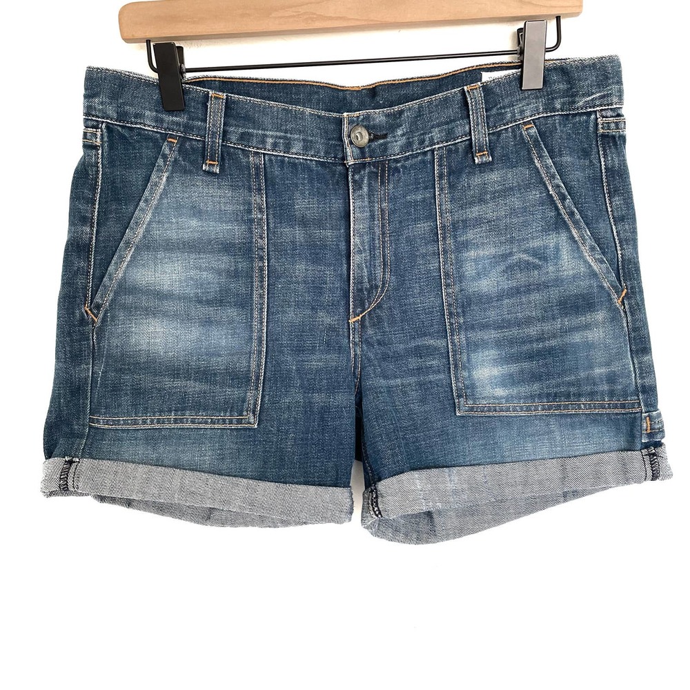 Rag & Bone | Lanley Roll Up Cuff Carpenter Denim 4" Shorts | sz 27
